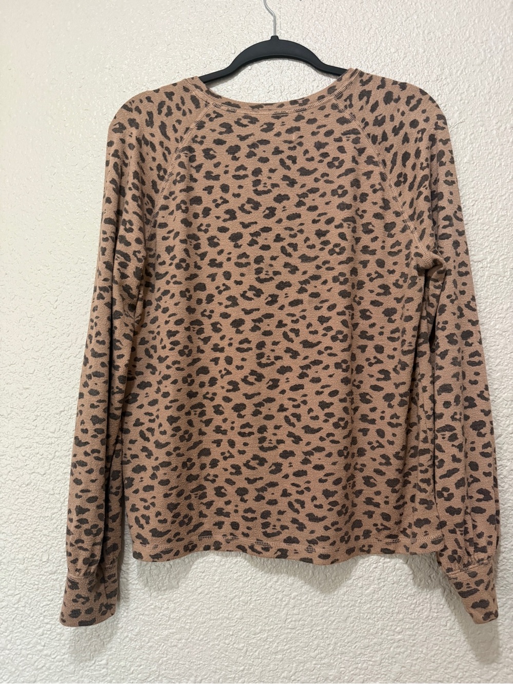 Abercrombie & Fitch Brown Leopard-Print Pullover - Picture 3 of 5
